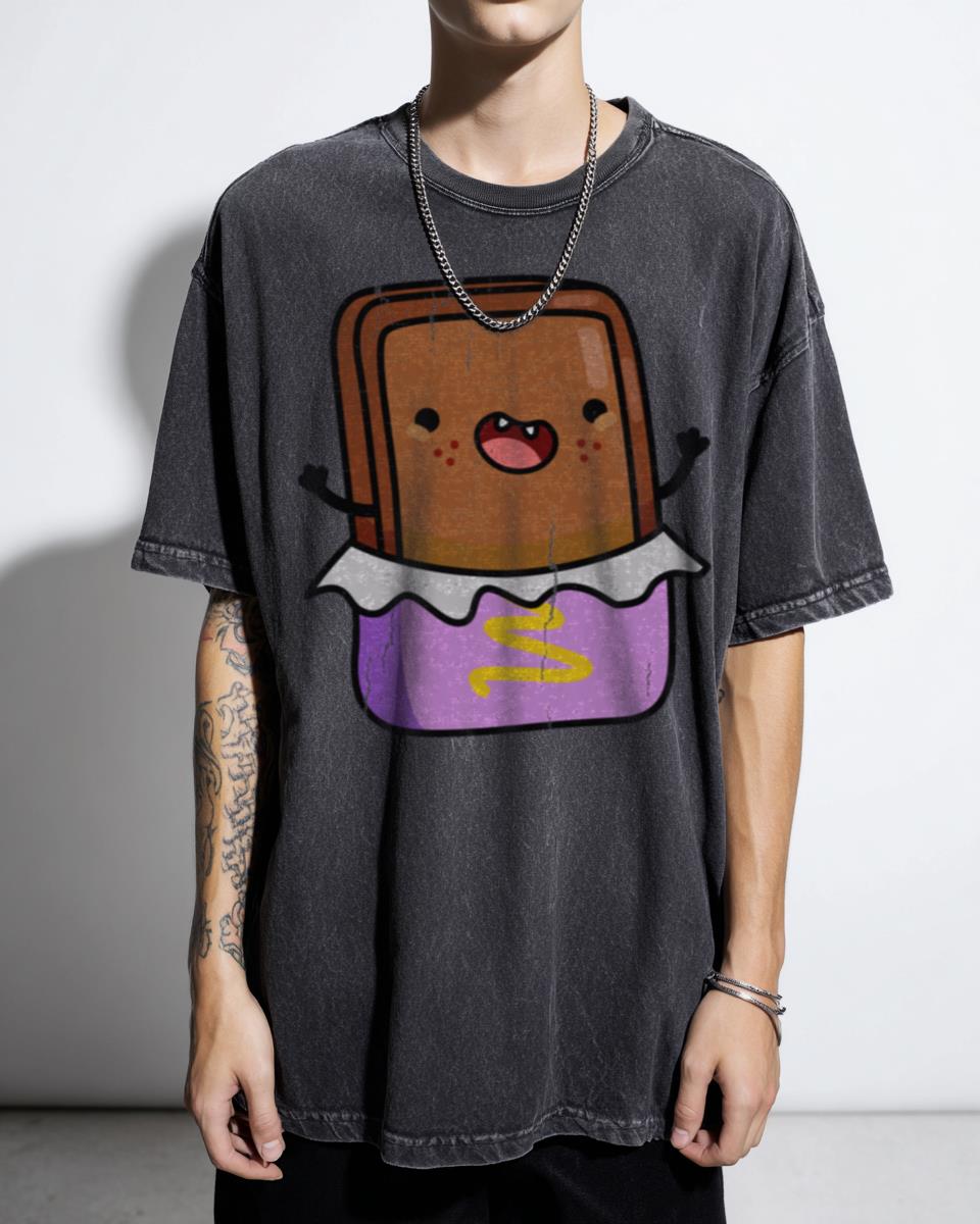 Kawaii Happy Chocolate Bar T-Shirt - Adorable Sweet Candy Foodie Gift