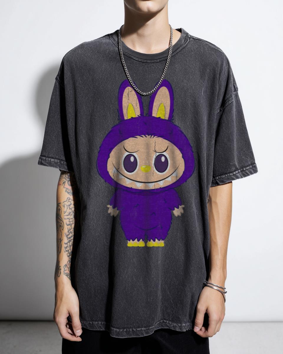 Kawaii Labubu Pop Art T-Shirt - Cute Monster Collectible Character Fanart