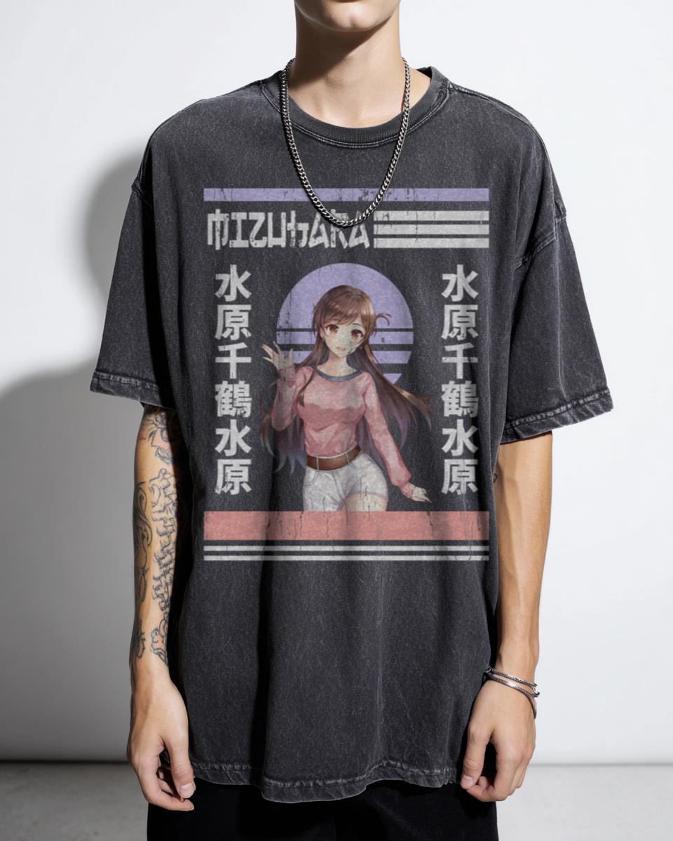 Kawaii Mizuhara Chizuru Rent-A-Girlfriend Anime T-Shirt - Waifu Manga Fan