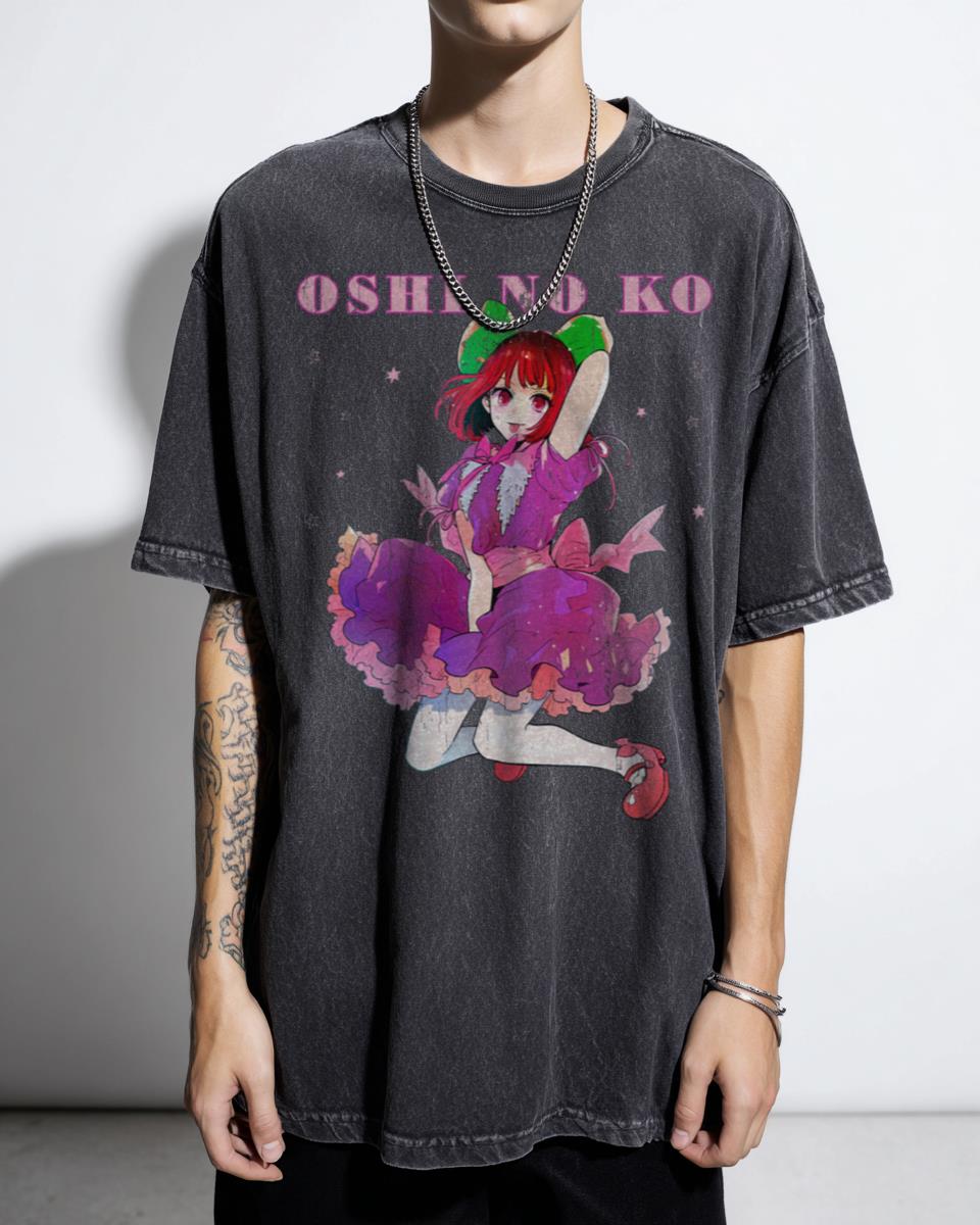 Kawaii Oshi no Ko Ai Hoshino Anime T-Shirt - Cute Manga Fan Lovers Tee
