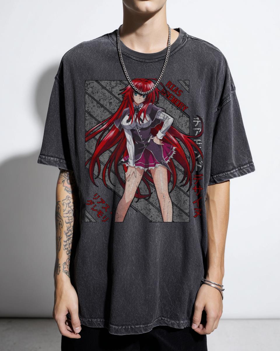 Kawaii Rias Gremory Highschool DxD T-Shirt - Anime Waifu Manga Fan Tee