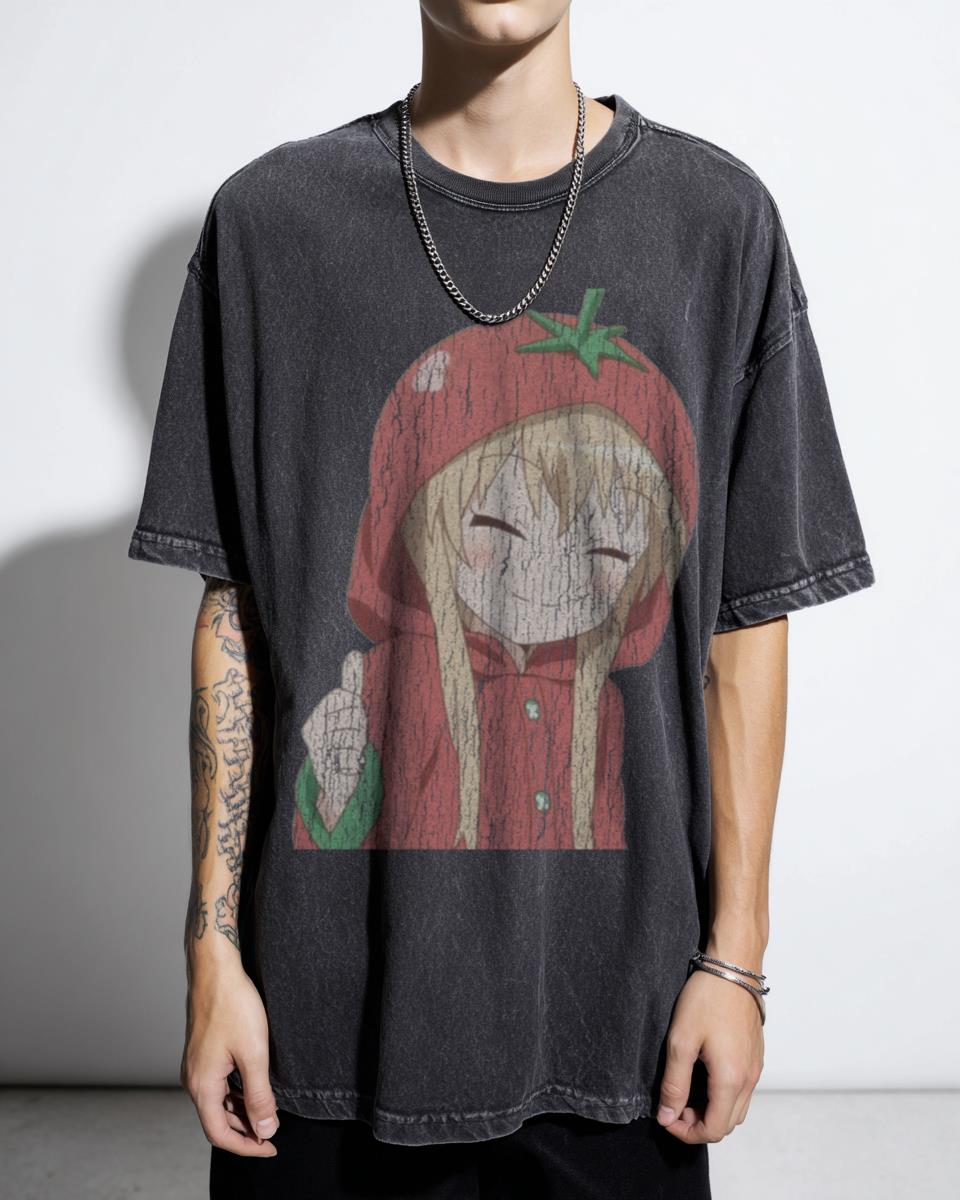Kawaii Tomato Girl T-Shirt | Cute Anime Hipster Foodie Tee