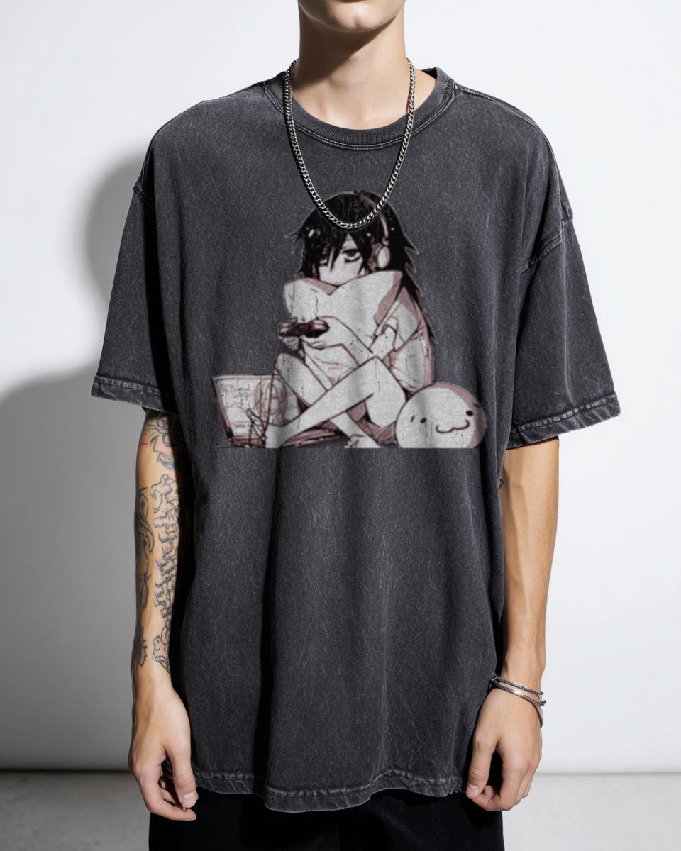 Kawaii Tomoko Kuroki Watamote Anime T-Shirt - Gamer Waifu Fan Unisex