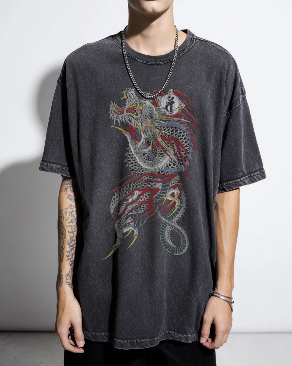 Kazuma Kiryu Dragon Tattoo Tee | Yakuza Game Fan Shirt