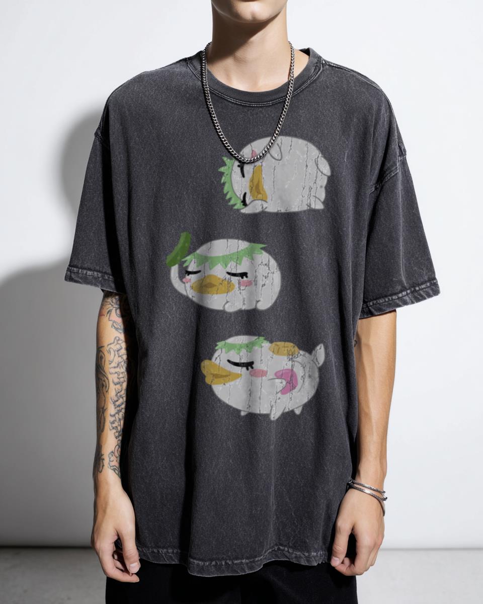 Keppi Sarazanmai Anime Kappa Mascot T-Shirt - Japanese Manga Fan Apparel