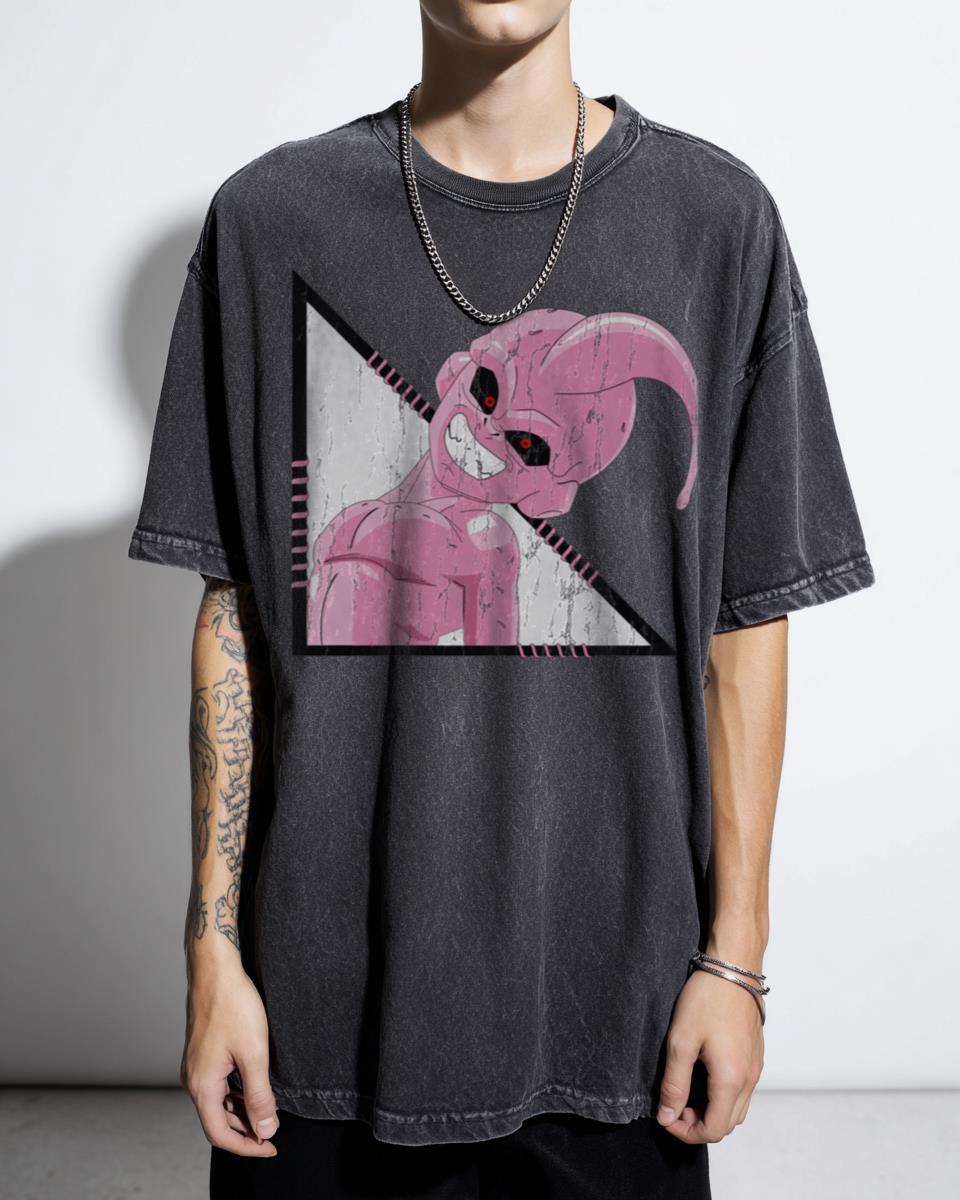 Kid Buu Dragon Ball Z Anime Art T-Shirt - DBZ Manga Villain Goku Fan