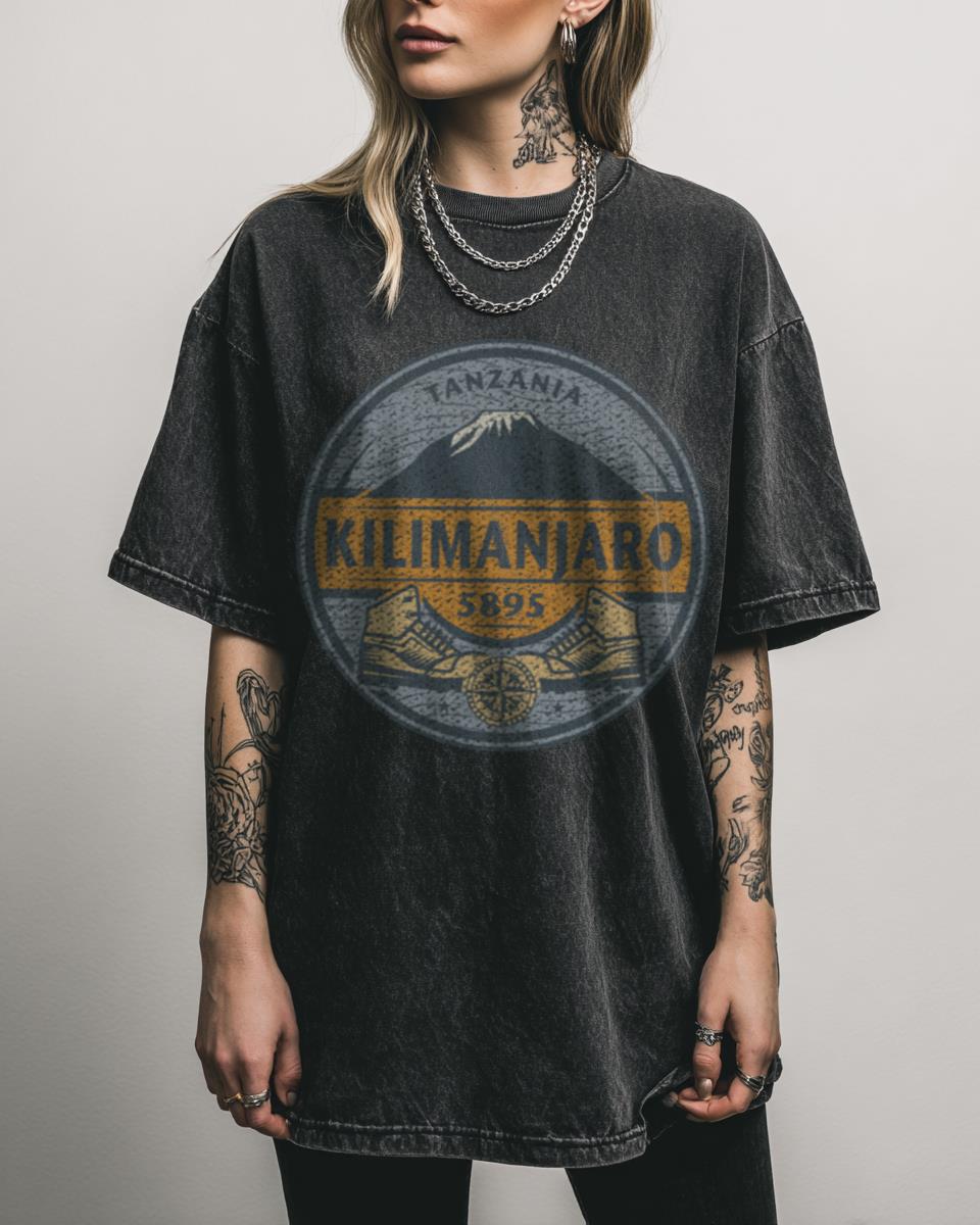 Kilimanjaro Tanzania Mountain Adventure Graphic Tee