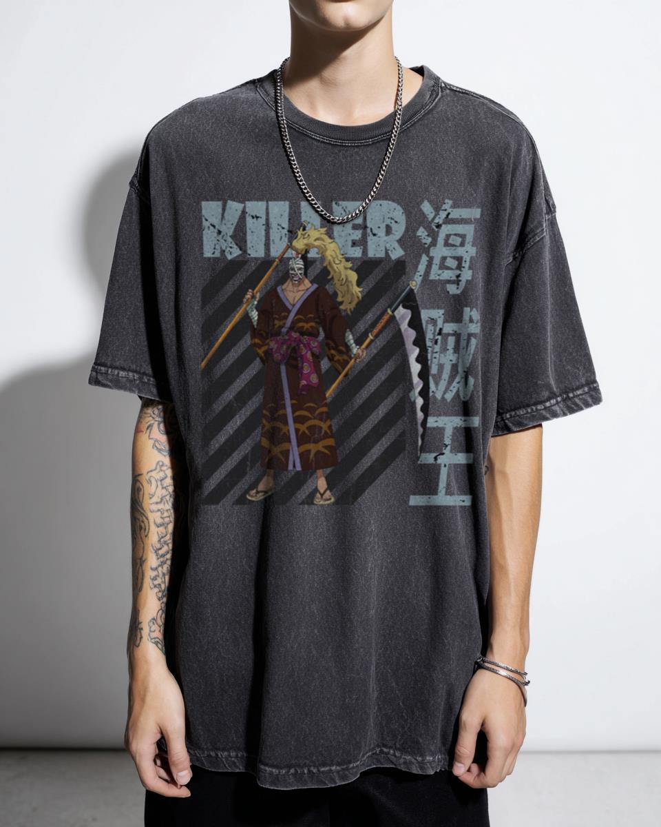 Killer One Piece Fighter Anime Graphic T-Shirt