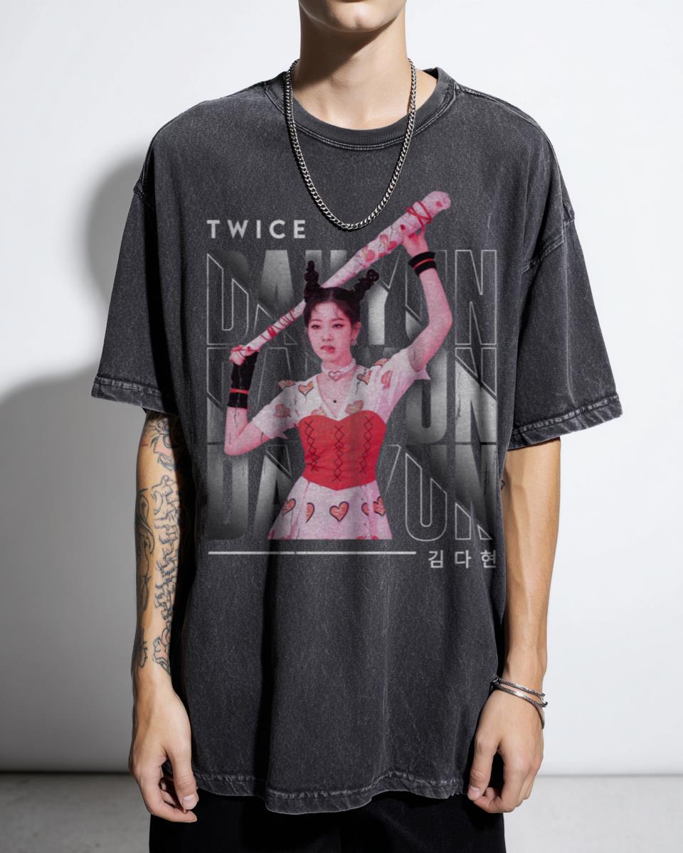 Kim Dahyun Kpop Idol Graphic T-Shirt - TWICE Girl Group Fan Women