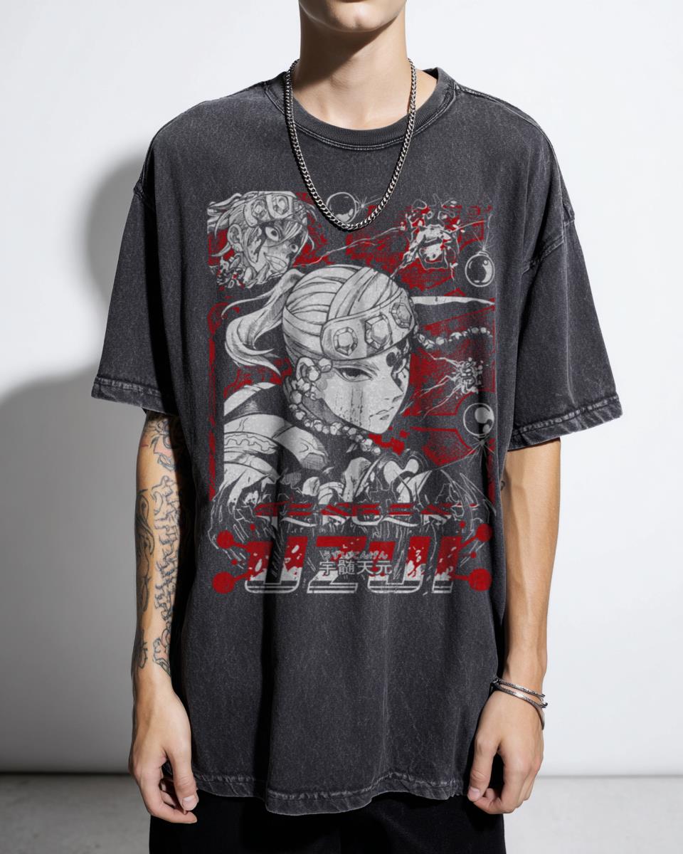 Kimetsu No Yaiba Uzui Anime T-Shirt - Demon Slayer Sound Hashira Art