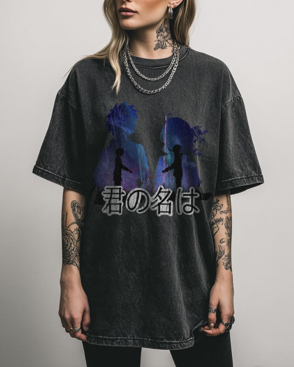 Kimi no Na Wa Your Name Silhouette Anime Tee