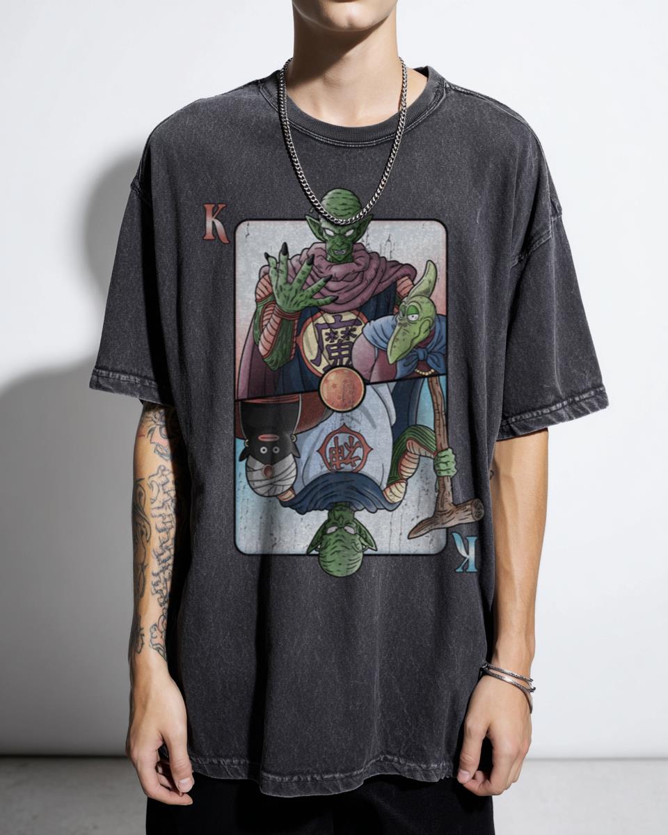 King Piccolo Dragon Ball Anime Villain T-Shirt - Daimaoh DBZ Manga Fan Art Tee