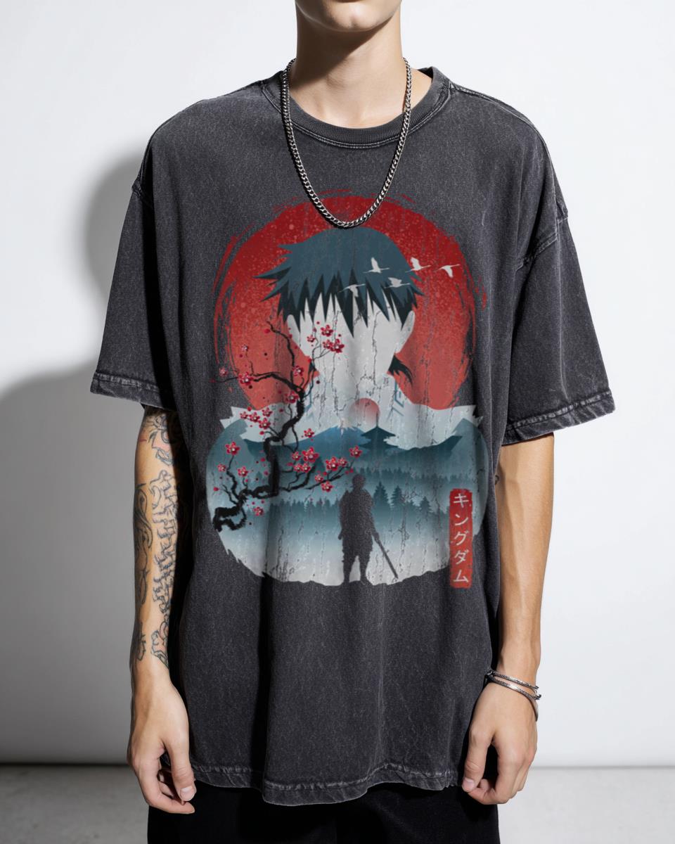 Kingdom Landscape Ri Shin Karyo Ten Anime T-Shirt - Manga War Epic Tee