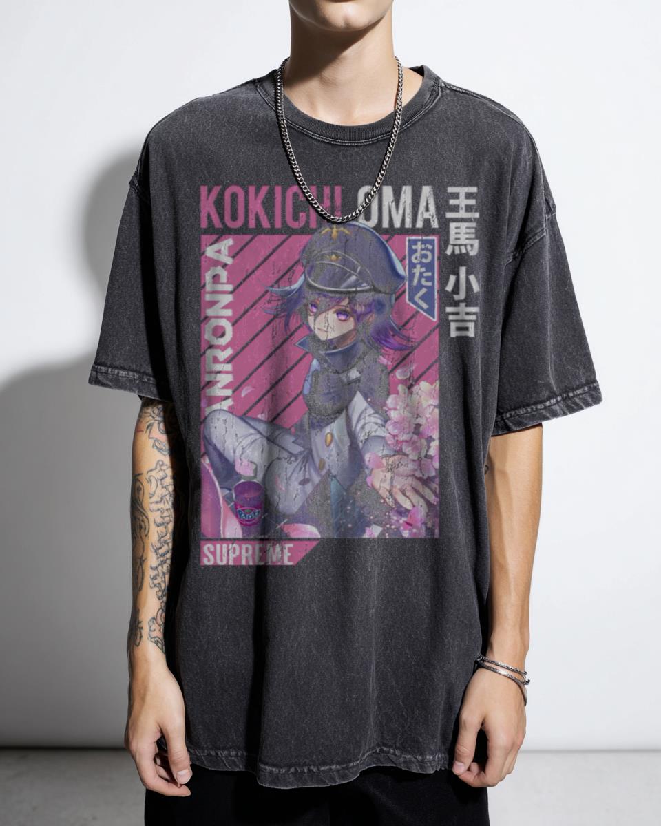 Kokichi Oma Danganronpa Anime Gamer T-Shirt - Japanese Otaku Fan