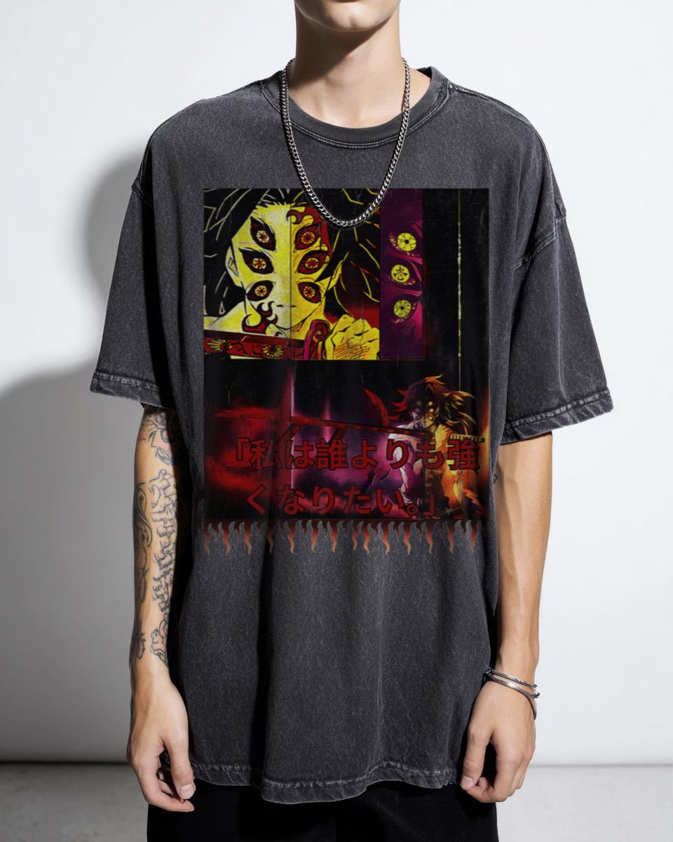 Kokushibo Demon Slayer Anime T-Shirt - Upper Moon One Kimetsu No Yaiba