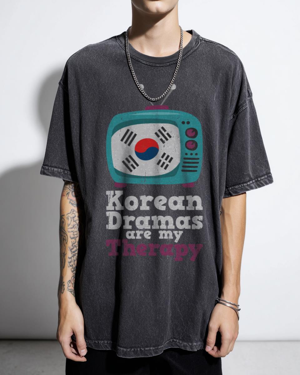Korean Dramas Are My Therapy K-Drama Fan T-Shirt - Funny Pop Culture Apparel Unisex