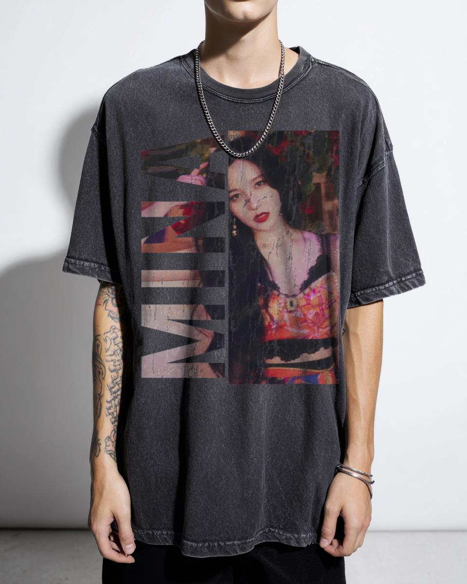 Kpop Mina Twice Girl Group Idol Graphic T-Shirt - Once Fan Gift
