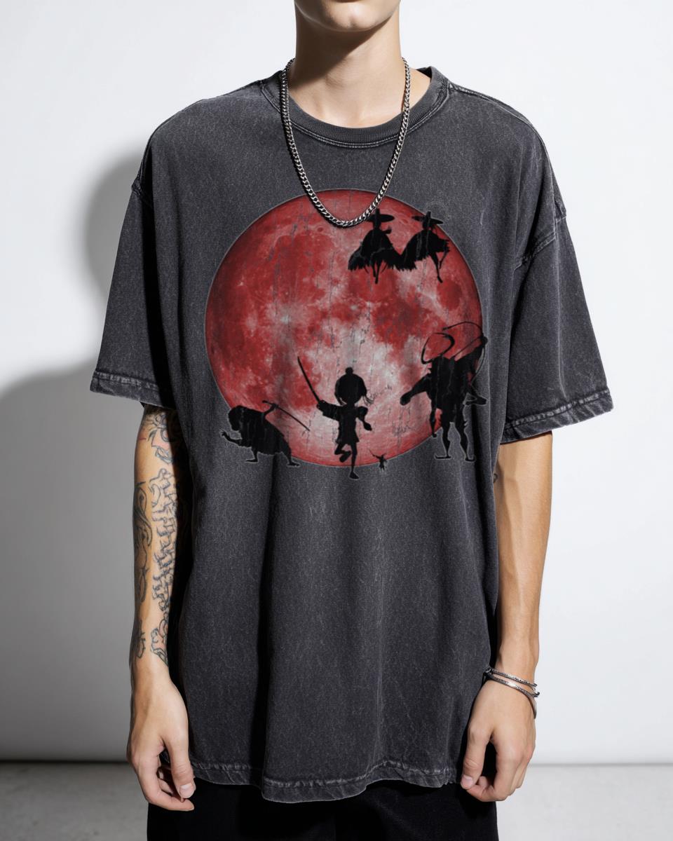 Kubo and the Two Strings Japanese Moon Beetle T-Shirt - Laika Anime Samurai Unisex