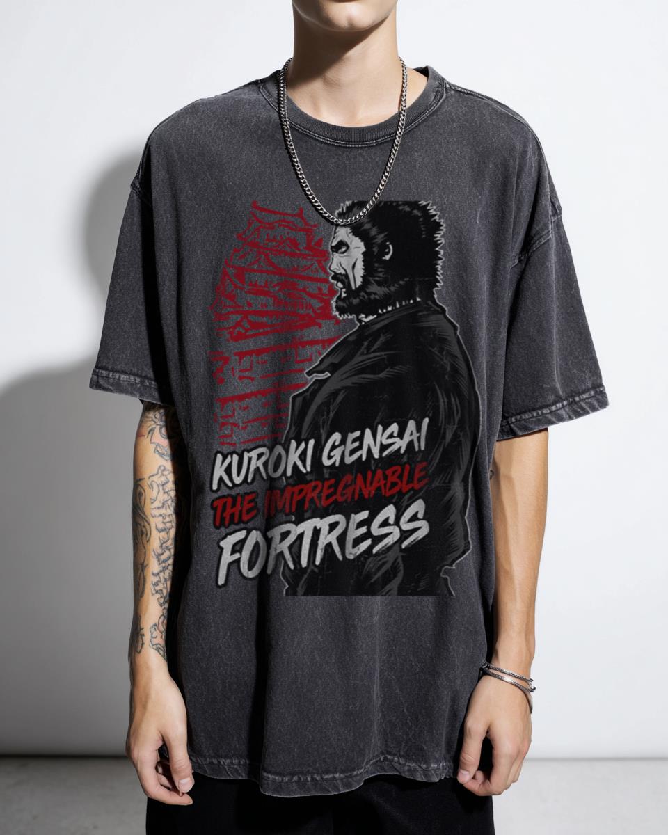Kuroki Gensai T-Shirt | Kengan Ashura Manga Anime Design
