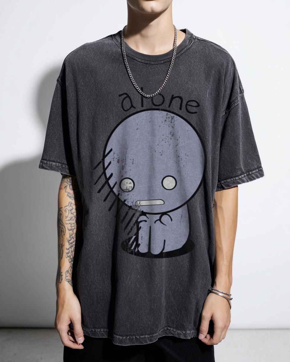 Kuroki's Alone T-Shirt | Watamote Anime Otaku Tee