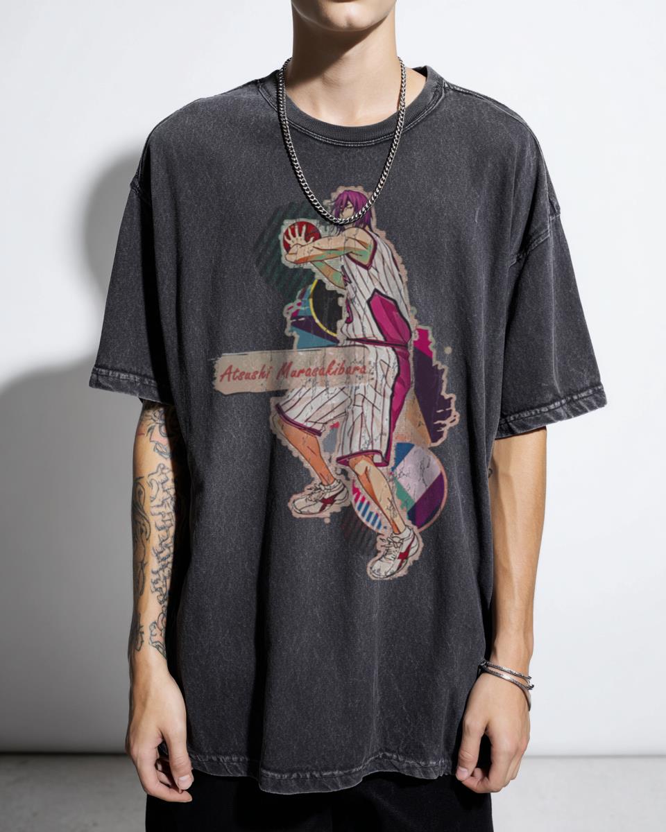 Kuroko No Basket Atsushi Murasakibara Anime T-Shirt - Generation of Miracles Basketball Fan Unisex