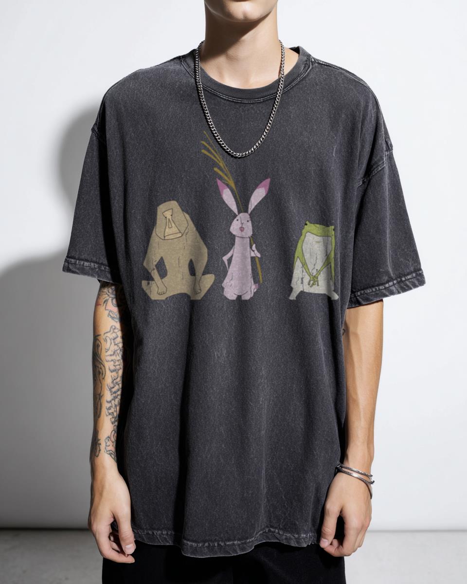 Kyousougiga Grandpa Anime T-Shirt - Japanese Animation Fan Art