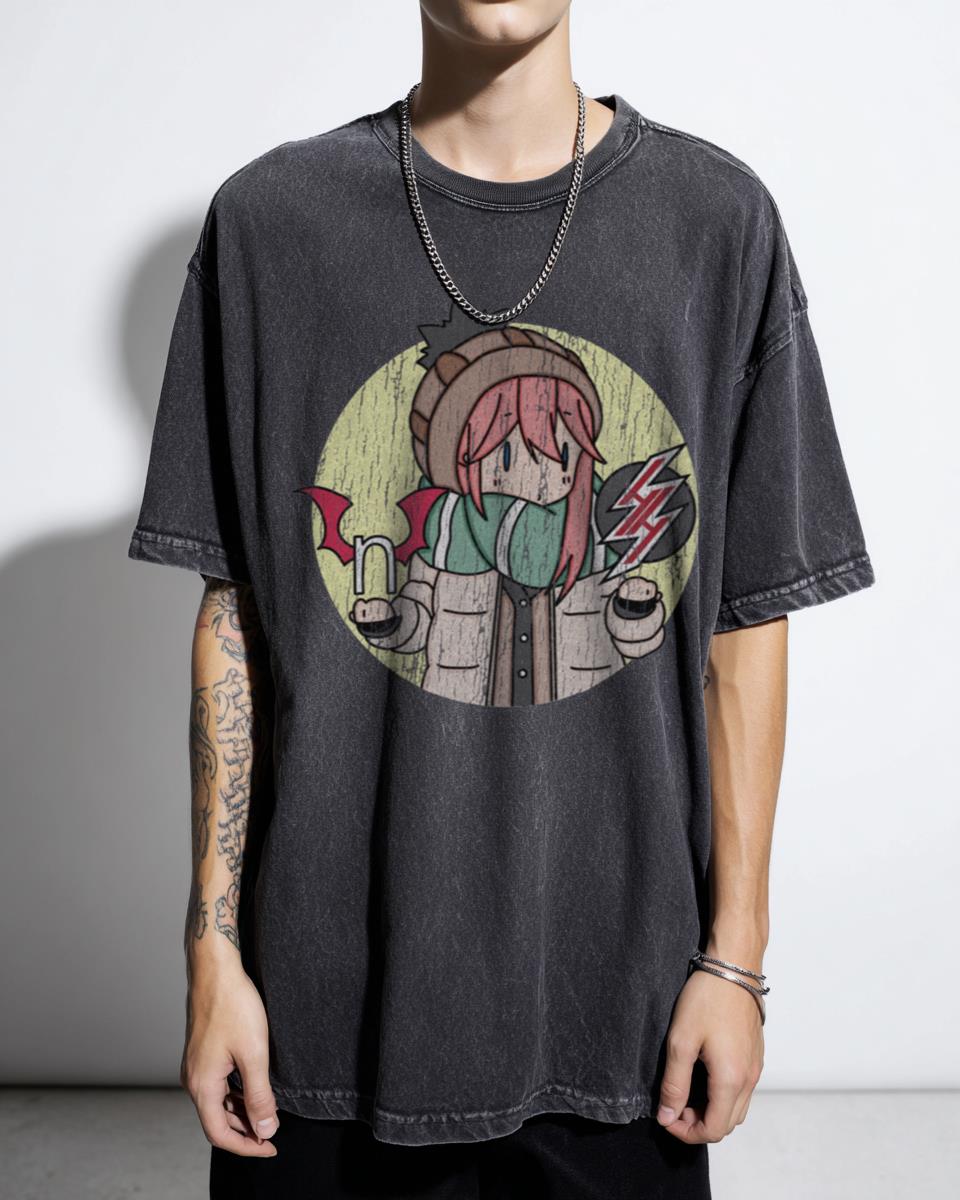 Laid Back Hentai T-Shirt | Yuru Camp Anime Aesthetic Tee