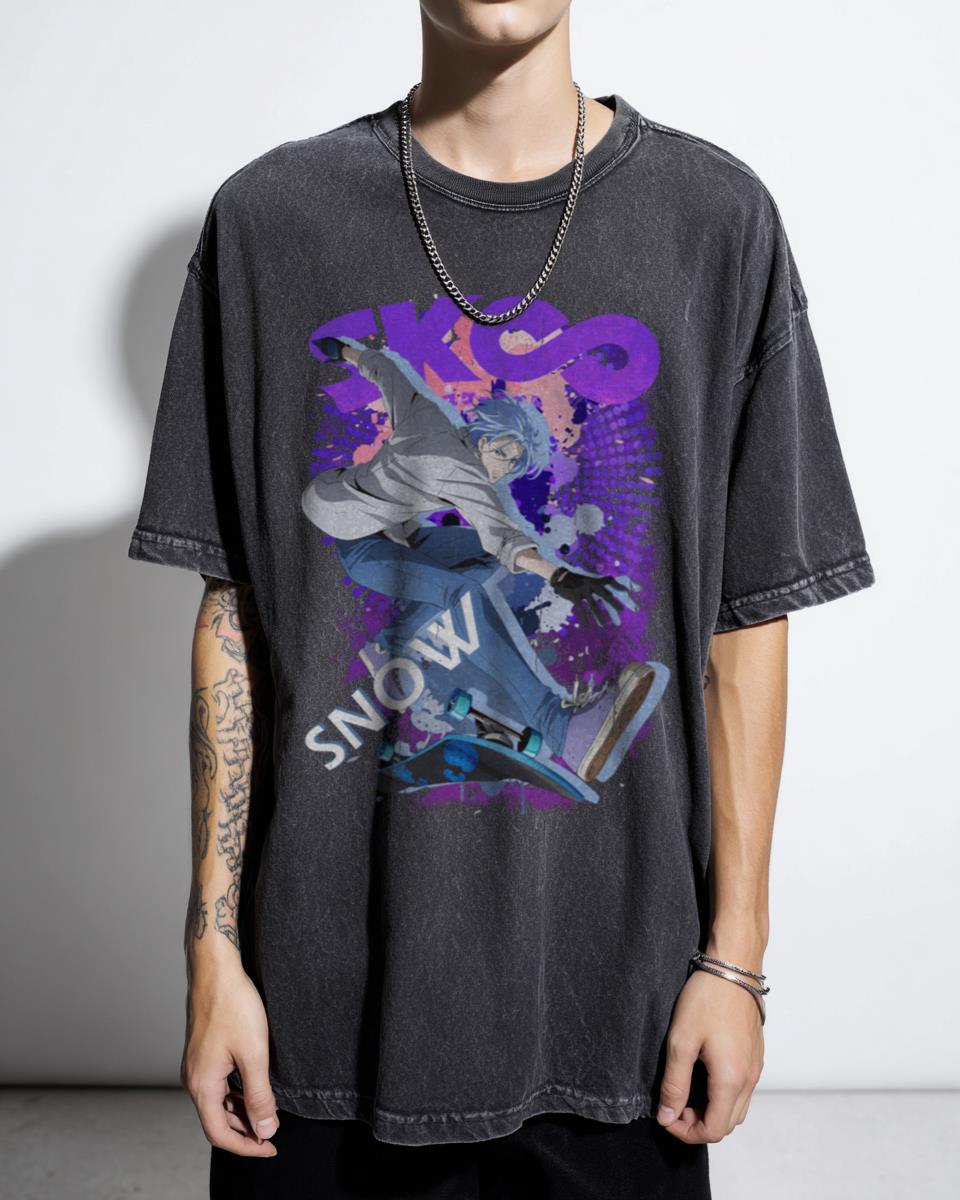 Langa Snow Sk8 The Infinity Anime T-Shirt - Skating Manga Fan Unisex
