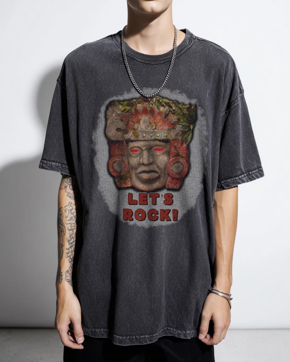 Legends of the Hidden Temple 'Let's Rock' Olmec Tee