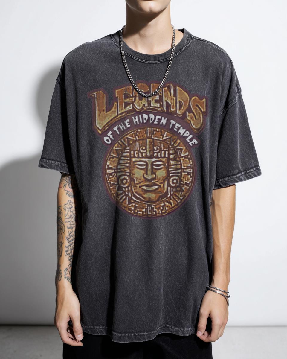 Legends of the Hidden Temple Olmec Aztec T-Shirt - 90s Gameshow Nostalgia