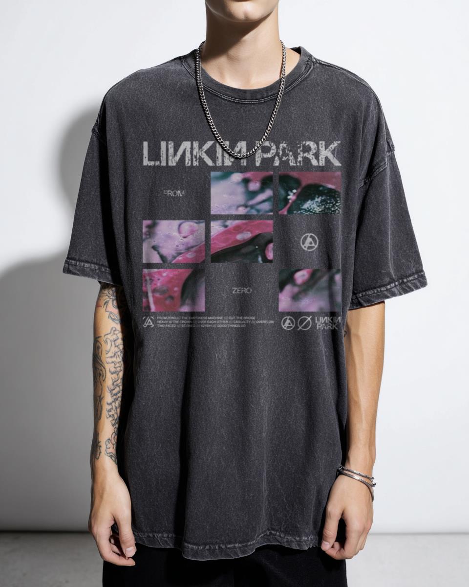 Linkin Park 'From Zero' Band T-Shirt | Nu Metal Music Fan Art
