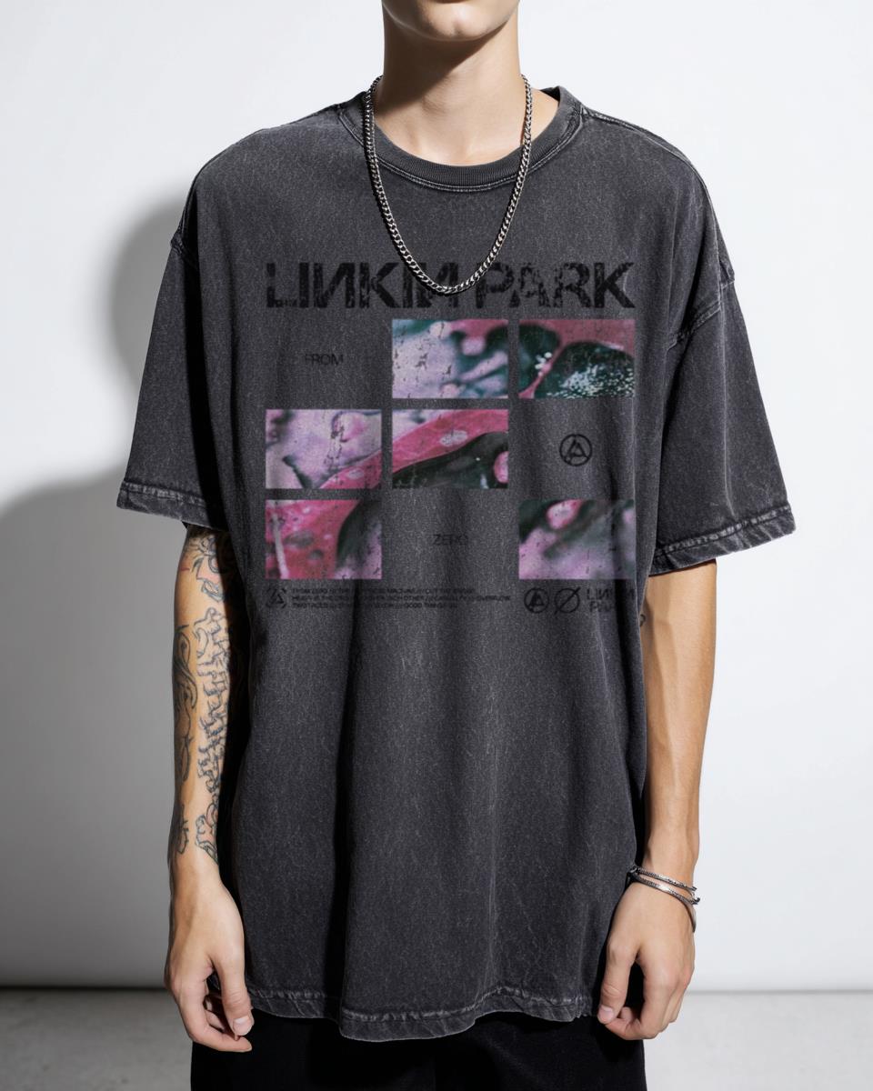 Linkin Park 'From Zero' Fan Art Tee | Alt Rock Music Apparel