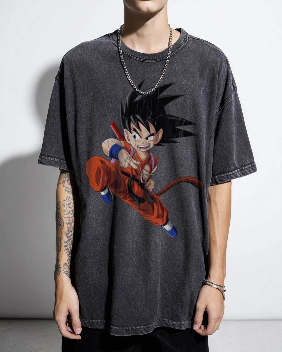 Little Goku Dragon Ball Z Chibi T-Shirt - Super Saiyan Anime Fan Unisex Tee