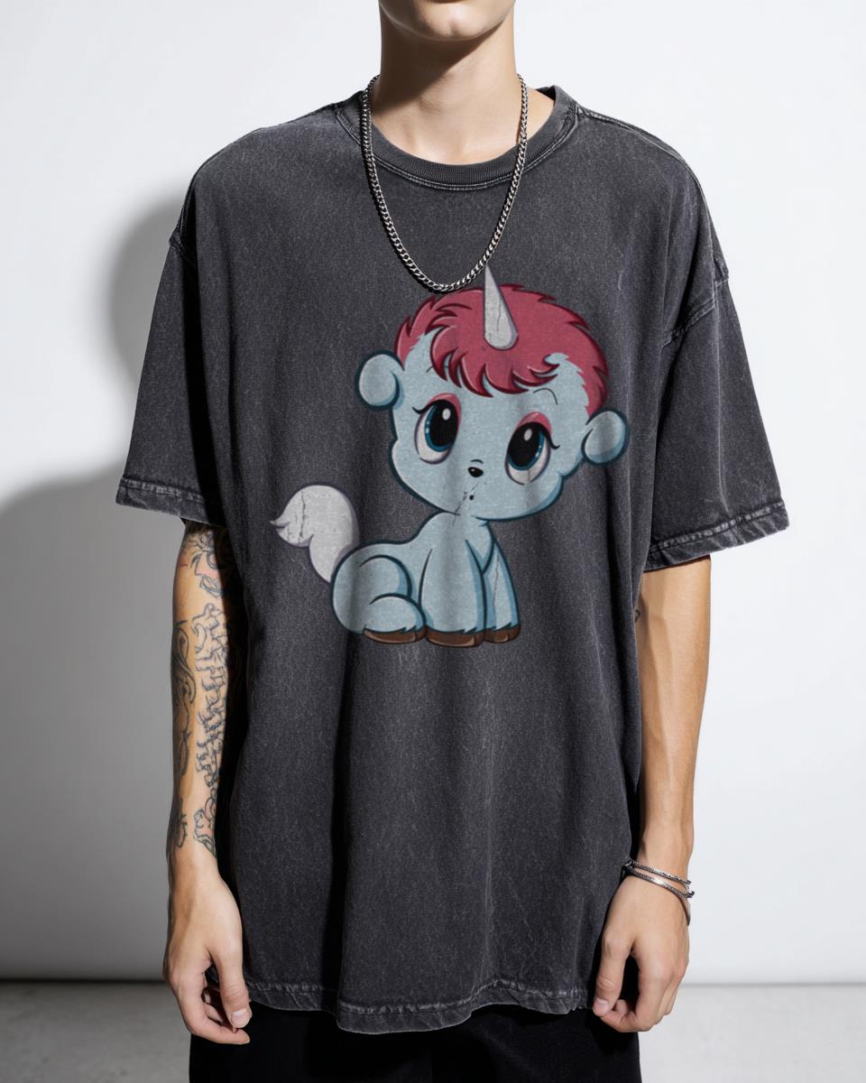 Little Unico the Unicorn T-Shirt | Classic 80s Anime Manga Fan Art