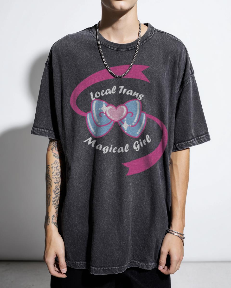 Local Trans Magical Girl T-Shirt - LGBTQIA Sailor Moon Madoka Anime