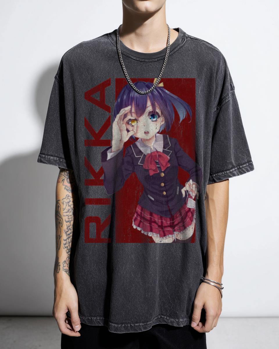 Loose An Eye Patch Takanashi Rikka Anime T-Shirt - Love, Chunibyo & Other Delusions