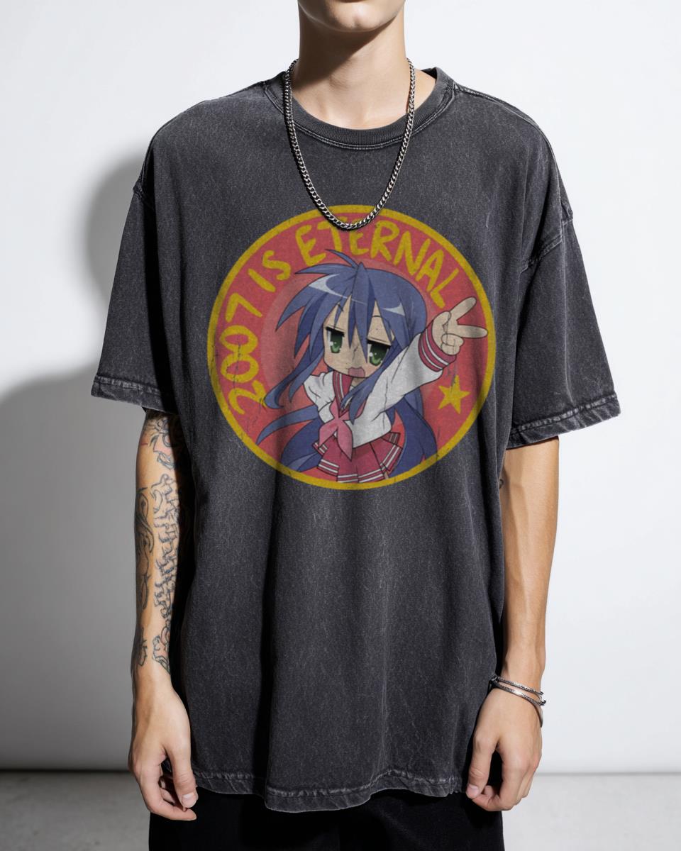 Lucky Star Konata Anime T-Shirt | 2000s Slice of Life Fan Tee