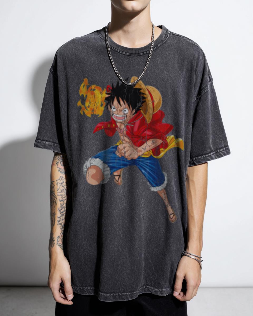 Luffy One Piece Pirate Anime T-Shirt | Mugiwara Fan Tee