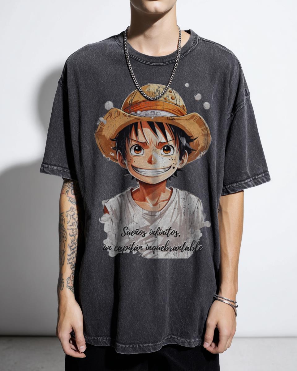 Luffy 'Sueños Infinitos' One Piece Anime T-Shirt - Monkey D Luffy Dreamer