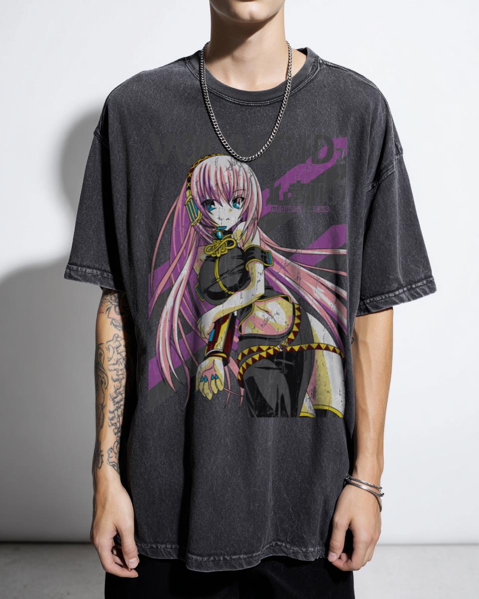 Luka Megurine Vocaloid Anime Music T-Shirt - J-Pop Miku Fan Apparel Unisex