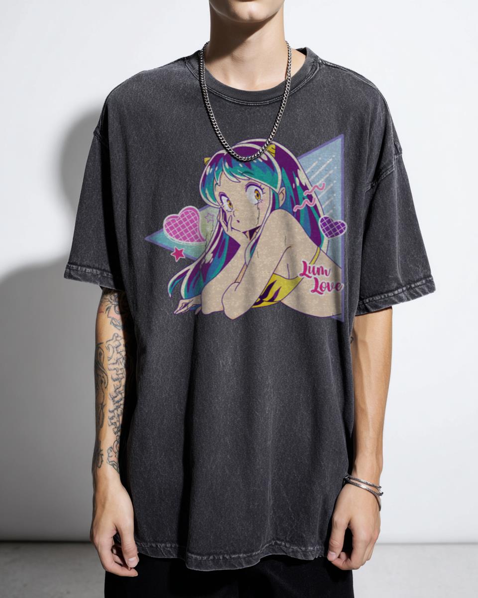 Lum Invader Urusei Yatsura Anime T-Shirt - Classic Manga Character Fan Apparel Unisex