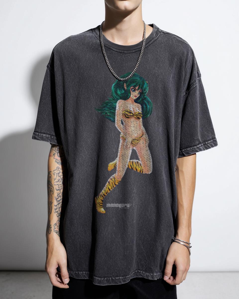 Lum Invader Wild Girl T-Shirt | Urusei Yatsura Anime Tee