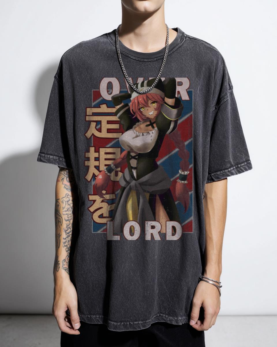 Lupusregina Beta Overlord Anime Merch Retro Design T-Shirt - Weeaboo Guild Gift