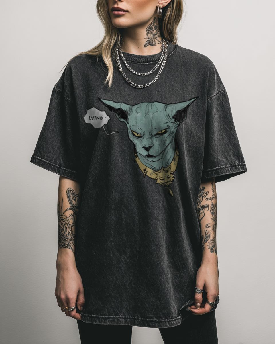 Lying Cat Saga Comic T-Shirt | Sci-Fi Fandom Geek Tee