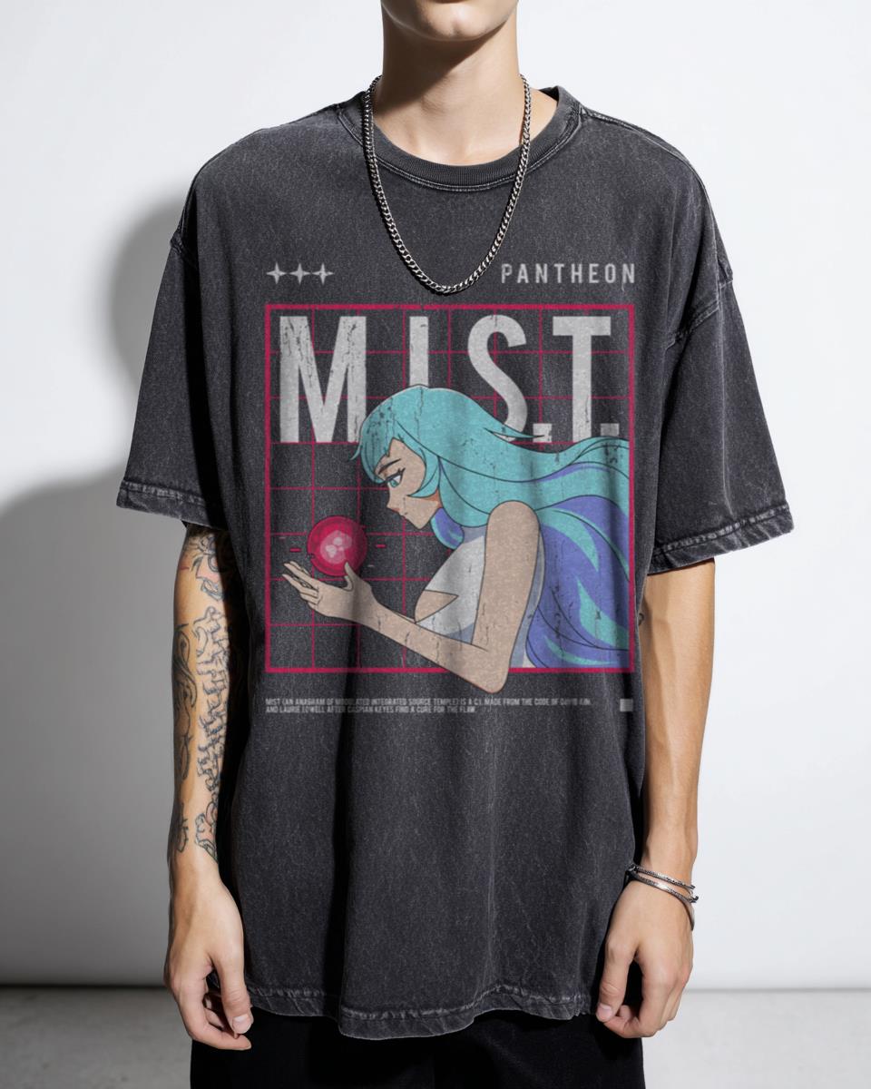 M.I.S.T. Pantheon TV Show T-Shirt | Sci-Fi Animated Series Fan Tee