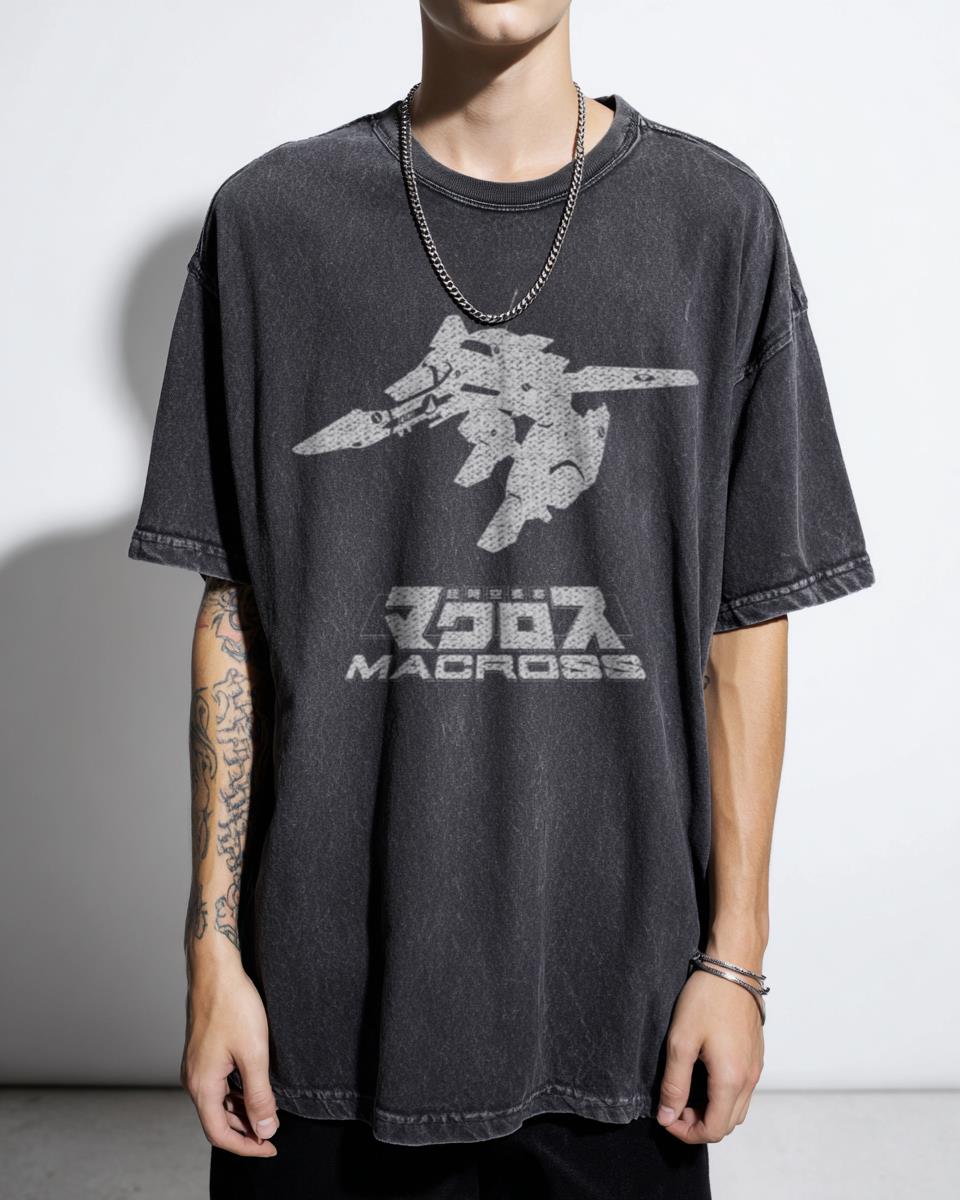 Macross Gerwalk Mecha T-Shirt | Retro Anime Robot Valkyrie