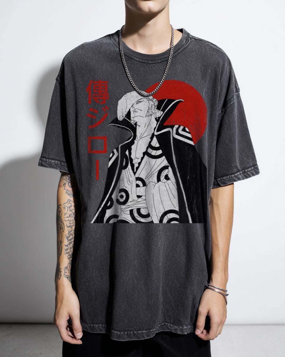 Mad Samurai Denjiro Anime T-Shirt - One Piece Manga Fan Art Unisex