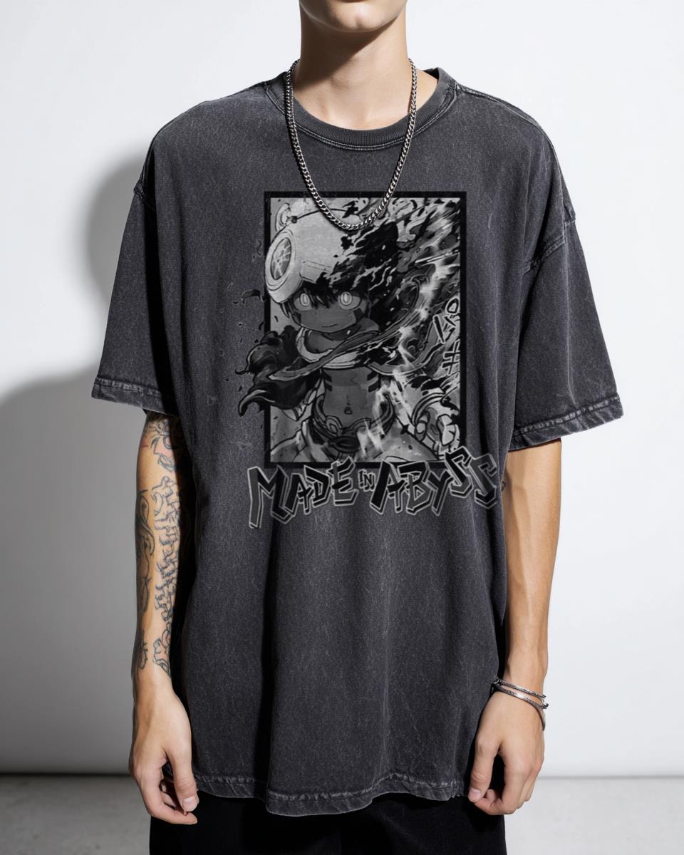 Made in Abyss Reg Fight Anime T-Shirt - Sci-Fi Fantasy Manga Fan
