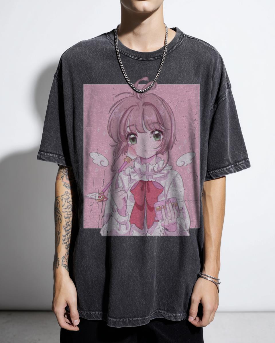 Magic Make Up Girl Cardcaptor Sakura T-Shirt - Anime Girl Aesthetic