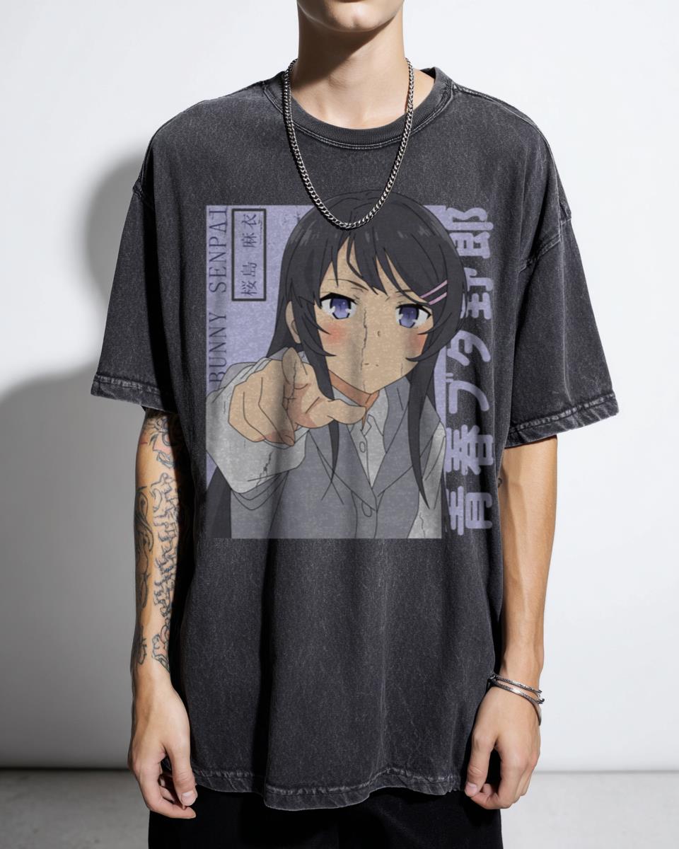 Mai Sakurajima Bunny Girl Senpai Waifu T-Shirt - Rascal Does Not Dream Anime